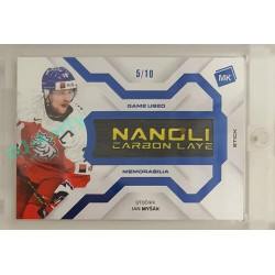 2021/22 MK reprezentace #GUM-10 Jan Myšák Game Used Memorabilia BLUE 5/10