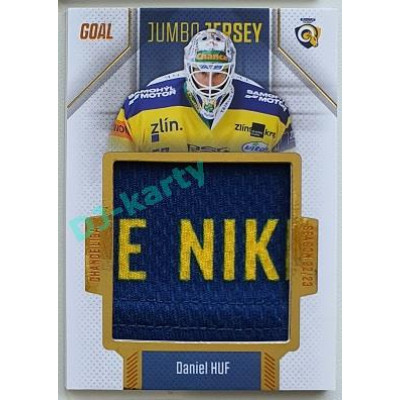 2022/23 Goal Cards Chance Liga 2. série #J-43 Daniel Huf Jumbo Jersey 16/77