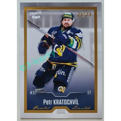 2022/23 Goal Cards Chance Liga Update #496 Petr Kratochvíl Gold xx/23