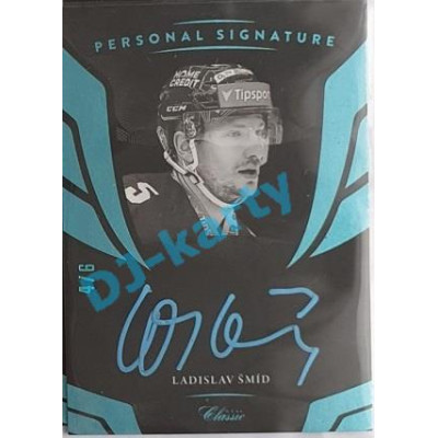 2020/21 OFS 1. série Ladislav Šmíd #PS-LAŠM 4/6 Personal Signature Blue