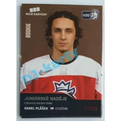 2020 MK reprezentace Karel Plášek RC juniorské naděje #73 21/25 Red