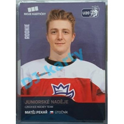2020 MK reprezentace Matěj Pekař RC juniorské naděje #77 Blue Promo