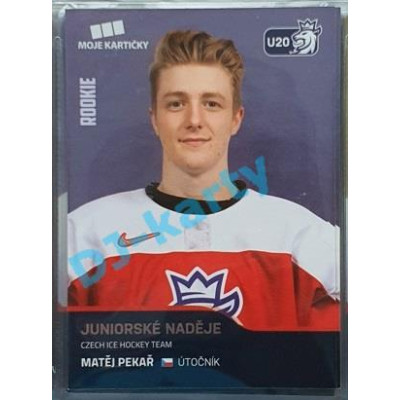 2020 MK reprezentace Matěj Pekař RC juniorské naděje #77 Blue Promo