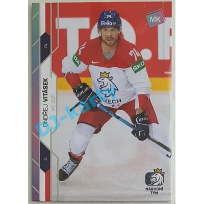2021 MK reprezentace Ondřej Vitásek MS 2021 #62 Rainbow 1 of 60
