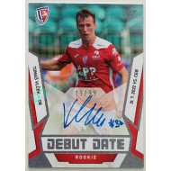 2022/23 Sportzoo Fortuna Liga 2. série #DRS-TV Tomáš Vlček Debut Date Rookie Auto xx/99