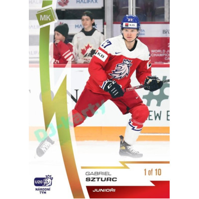 2023 MK reprezentace #107 Gabriel Szturc Gold 1of10