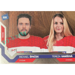 2021/22 MK reprezentace #098 M. Špaček / T. Vanišová ZOH Bronze 1 of 70