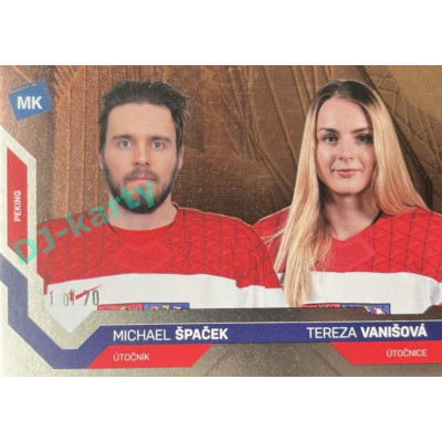 2021/22 MK reprezentace #098 M. Špaček / T. Vanišová ZOH Bronze 1 of 70