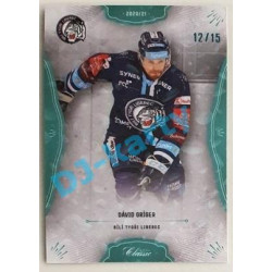 2020/21 OFS 1. série Dávid Gríger #18 12/15 Blue Aquadropp