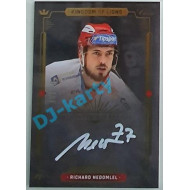 2021 OFS Kingdom of Lions Richard Nedomlel #A08 14/20 Authentic Signature WHITE
