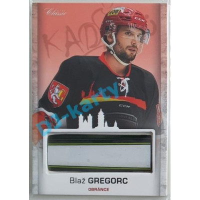 2017 OFS Mountfield Cup Blaž Gregorc #4 Game Used Stick PROMO