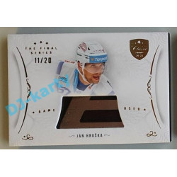 2021/22 OFS The Final Series Jan Hruška #STI-HRJ 11/20 Game Used Stick Gold