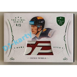 2021/22 OFS The Final Series Patrik Prymula #STI-PRR 4/5 Game Used Stick Emerald