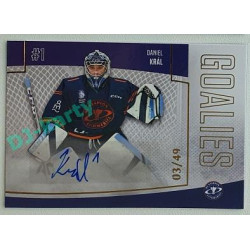 2022/23 Goal Cards Chance Liga 2. série #26 Daniel Král Goalies Autograph xx/49
