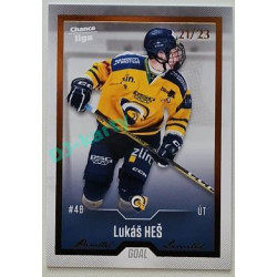 2022/23 Goal Cards Chance Liga Update #498 Lukáš Heš Gold xx/23