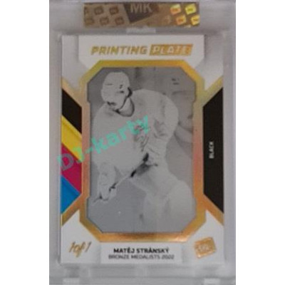 2023 MK The Gamers #PP-MS Matěj Stránský 2022 Bronze Medalist Printing Plate 1/1 Black