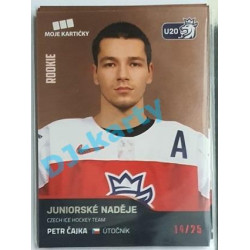 2020 MK reprezentace Petr Čajka RC juniorské naděje #75 14/25 Red