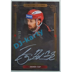 2021 OFS Kingdom of Lions Zdeněk Čáp #A09 14/20 Authentic Signature WHITE