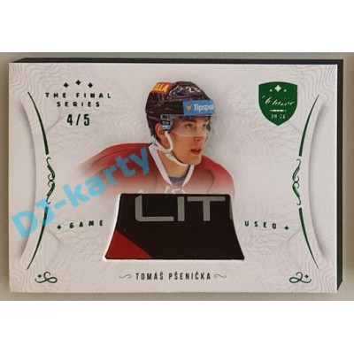 2021/22 OFS The Final Series Tomáš Pšenička #STI-PST 4/5 Game Used Stick Emerald