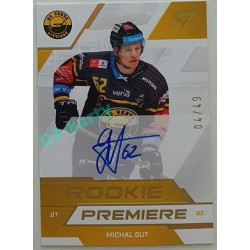 2022/23 Sportzoo ELH 2. série #RPS-MG Michal Gut Rookie Premiere Auto xx/49