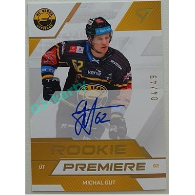 2022/23 Sportzoo ELH 2. série #RPS-MG Michal Gut Rookie Premiere Auto xx/49