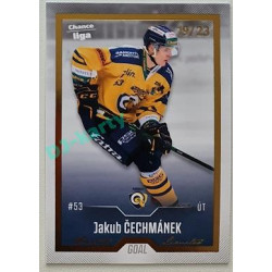 2022/23 Goal Cards Chance Liga Update #499 Jakub Čechmánek Gold xx/23