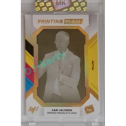 2023 MK The Gamers #PP-KJ Kari Jalonen 2022 Bronze Medalist Printing Plate 1/1 Yellow