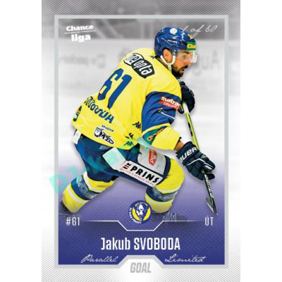 2022/23 Goal Cards Chance Liga 1. série #099 Jakub Svoboda Silver 1 of 60