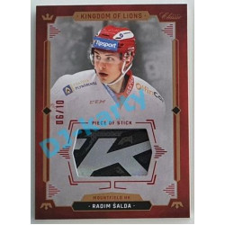 2021 OFS Kingdom of Lions Radim Šalda #S06 06/10 Piece of Stick RED