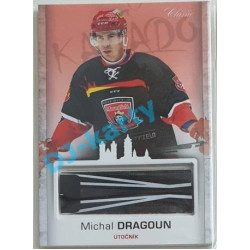 2017 OFS Mountfield Cup Michal Dragoun #20 Game Used Stick PROMO