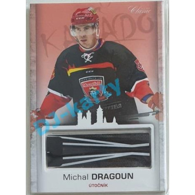2017 OFS Mountfield Cup Michal Dragoun #20 Game Used Stick PROMO