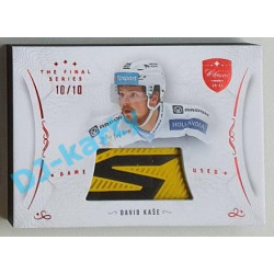 2021/22 OFS The Final Series David Kaše #STI-KAD 10/10 Game Used Stick Red