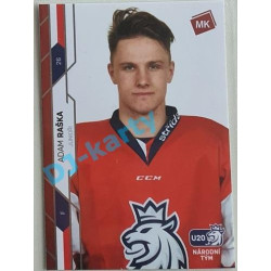 2021 MK reprezentace Adam Raška Junioři #48 8/25 Red