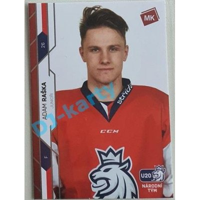 2021 MK reprezentace Adam Raška Junioři #48 8/25 Red