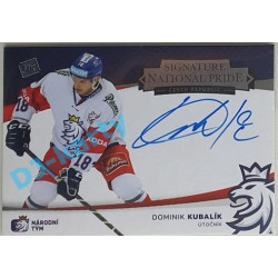 2021 MK reprezentace Dominik Kubalík #NPS-DK 23/32 National Pride Signatures