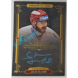 2021/22 OFS The Final Series Jakub Sklenář #A18 4/5 Bonus Signature Kingdom of Lions