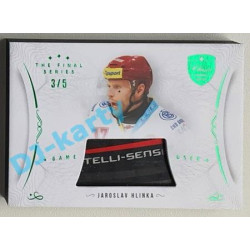 2021/22 OFS The Final Series Jaroslav Hlinka #STI-HLJ 3/5 Game Used Stick Emerald