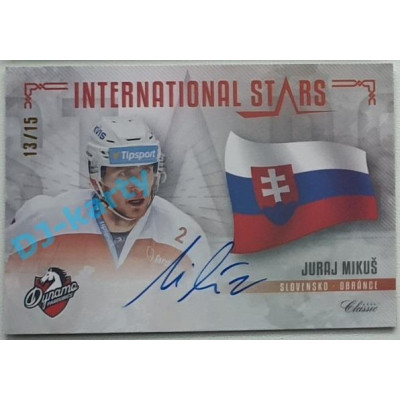 2020/21 OFS 1. série Juraj Mikuš #IS-JMI 13/15 International Stars Signature