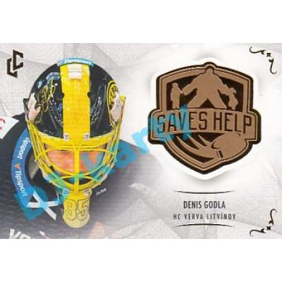 2021 Legendary Cards Saves Help #SH-009 Denis Godla