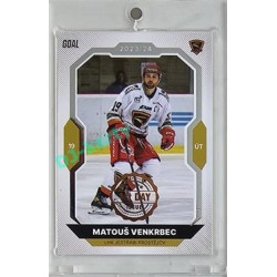 2023/24 Goal cards Chance Liga 2. série #256 Matouš Venkrbec 1st day of issue