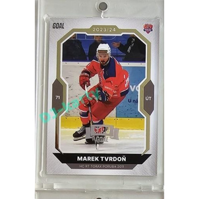 2023/24 Goal cards Chance Liga 2. série #269 Marek Tvrdoň Expo Silver 1of7