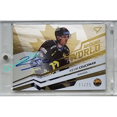 2023/24 Sportzoo ELH 2. serie #AWS-KC Kevin Czuczman Around The World Auto xx/75