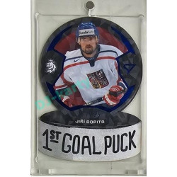 2024 Sportzoo Hokejové ČESKO #GP-09 Jiří Dopita 1st Goal Puck Limited 31/35