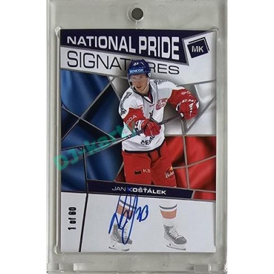 2023 MK reprezentace #NPS-20 Jan Košťálek National Pride Signatures BLUE 1of60