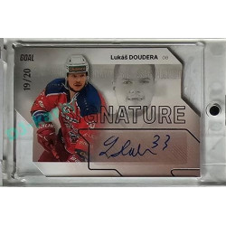 2023/24 Goal cards Chance Liga 1. série #S-18 Lukáš Doudera Autograph Silver 19/20