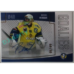 2022/23 Goal Cards Chance Liga 1. série #G-9 Michael Petrásek Goalies Autograph 25/49