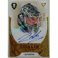 2022/23 Sportzoo ELH 2. série #GAS-FN Filip Novotný Goalie Art AUTO xx/45