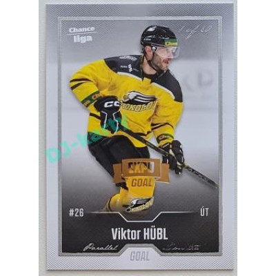 2022/23 Goal Cards Chance Liga 2. série #238 Viktor Hübl Expo Silver 1 of 3