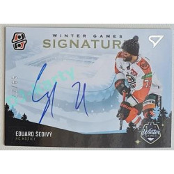 2023 Sportzoo Winter Games #WS1-ES Eduard Šedivý Signature Level 1 22/65