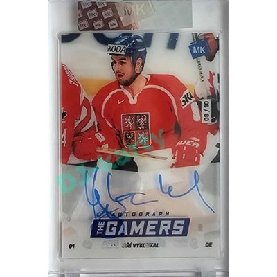 2023 MK The Gamers Extended #TG-JV Jiří Vykoukal Legends autographs BLUE 09/10